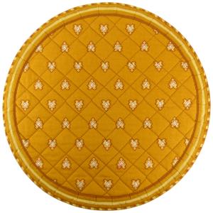 Tapis matelassé Provençal Ocre Roussillon